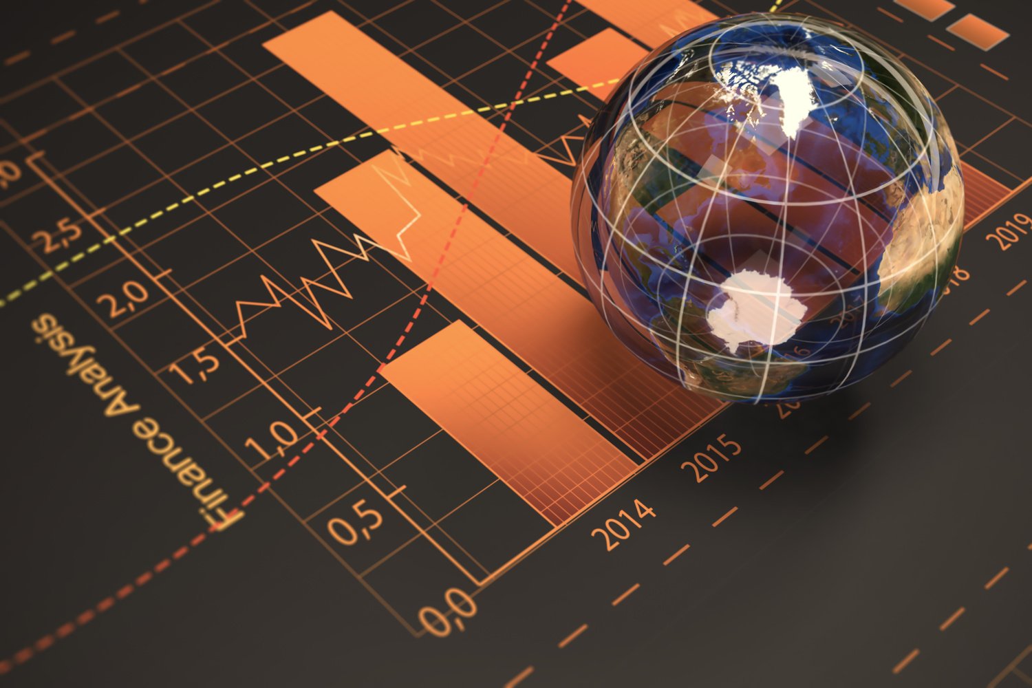 Global finance concept - Stock image